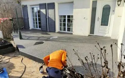 Travaux de rénovation en moquette de pierre