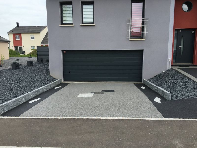 allée de garage black friday home résine