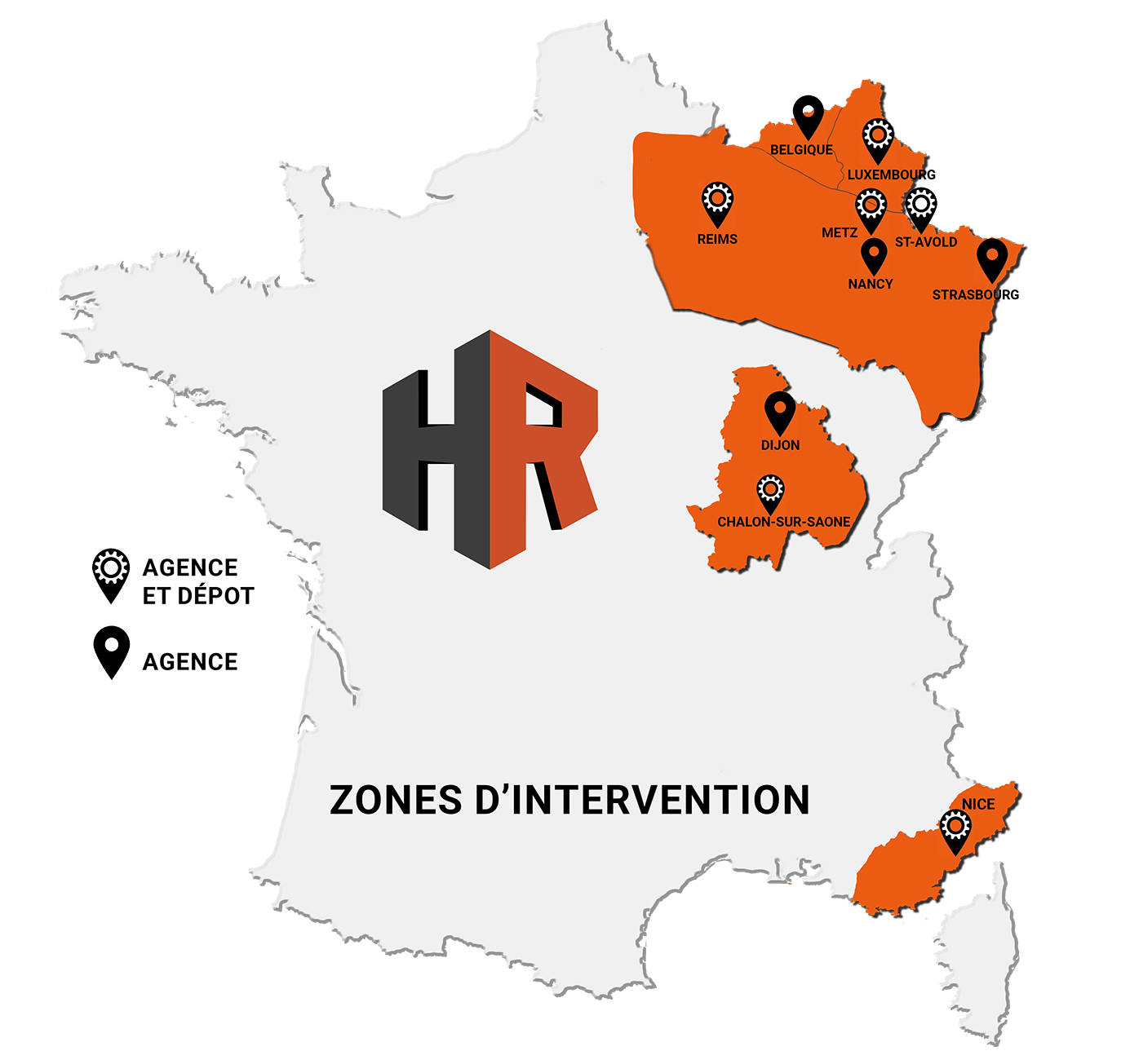 Zones d'intervention Home Résine