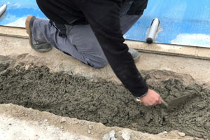 Projet de rénovation extérieure : préparation du support pour le Home Résine