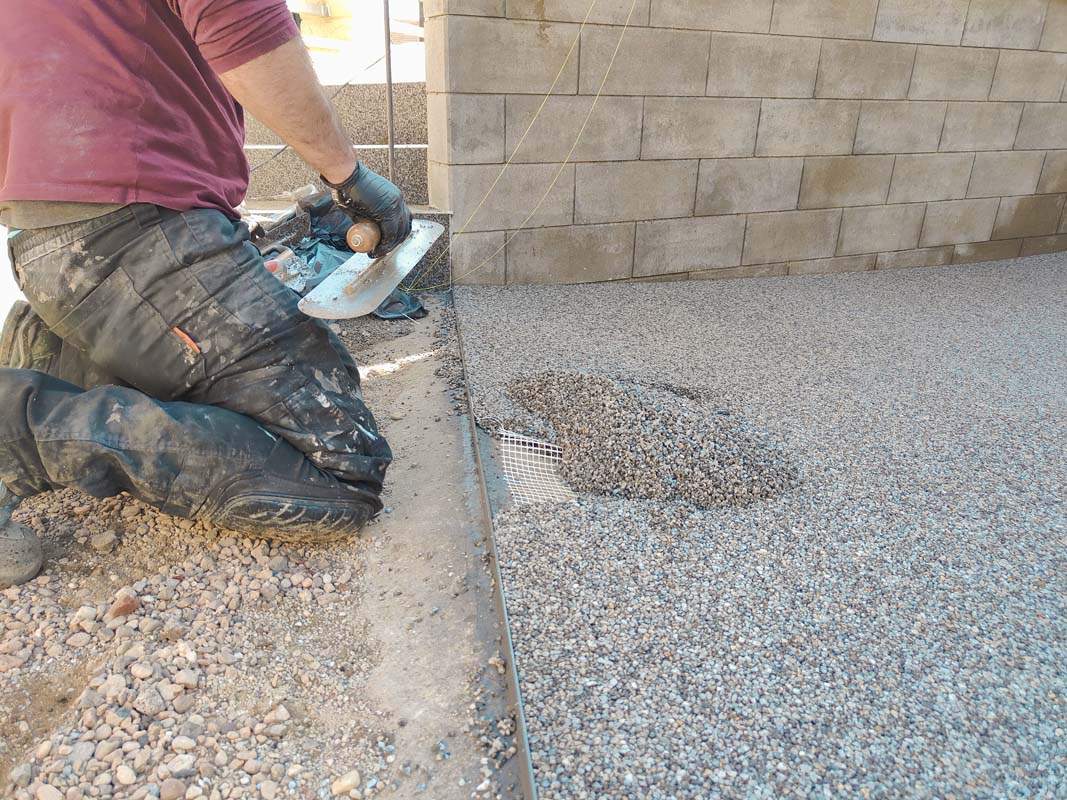 pose sur mesure moquette de pierre