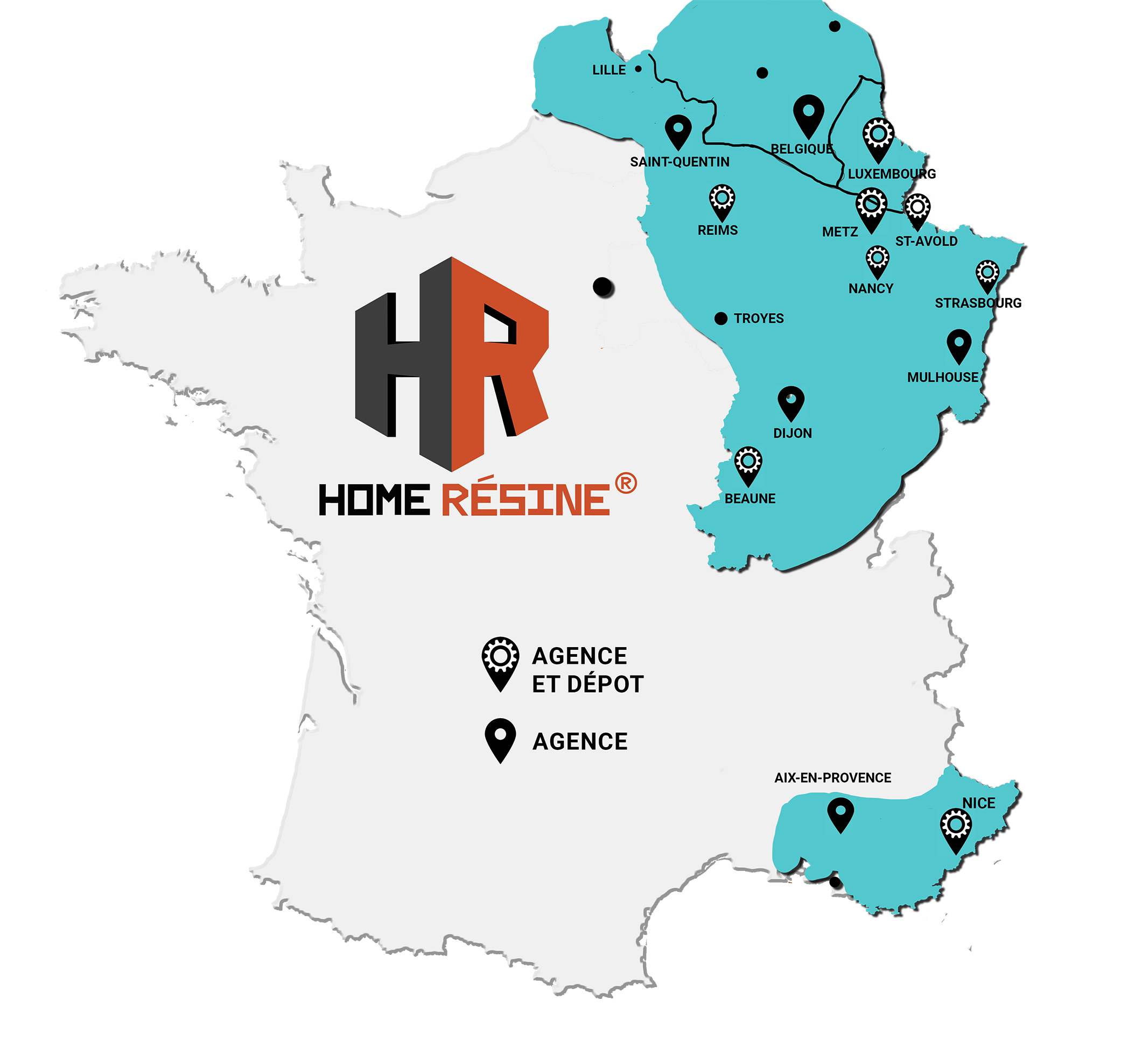 Zone d'intervention HR